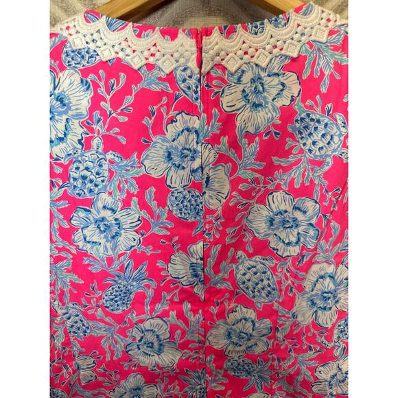 Lilly Pulitzer Ginge Shift Romper Roxie Pink Wave N Sea Size 0 NWT Women’s - Picture 7 of 8